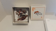 Danbury Mint Denver Broncos Christmas ornament 2007 rocking horse picture