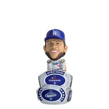 Clayton Kershaw Los Angeles Dodgers 2025 World Series Champ Mini Ring Bobblehead picture