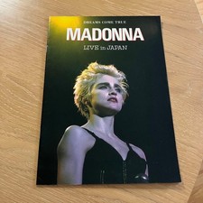 Ultra Rare Madonna Japan First Ever Tour Program Dreams Come True NOT FOR Sale picture