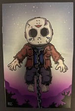 Jason ~ Andy Duso Art Book ~ Virgin Metal Cover ~ Damaged ~ Friday 13th ~ Rare picture