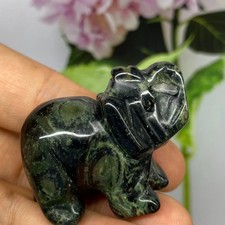 TOP 1.5” Natural Kambaba Jasper quartz elephant hand carved crystal healing 1PC picture