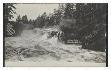 Deschutes River Oregon Dillan Falls Standard Postcard COPY RPPC picture
