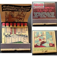 Feature Matchbook Girard Plumbing Supply Co. Philadelphia PA picture
