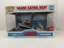 Funko Pop Jaws Shark Eating Boat #1145 GameStop Exclusive Movie Moments picture