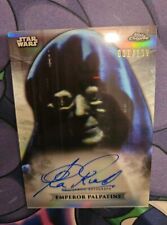 Topps Chrome Star Wars Autograph Card Emperor Palpatine Clive Revill 1/199 picture