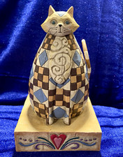 Vintage Jim Shore Heartwood Creek Abigail Cat Figurine picture