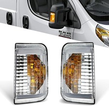 Left & Right Side Mirror Indicator Turn Signal Light Housing for Ram ProMaster picture