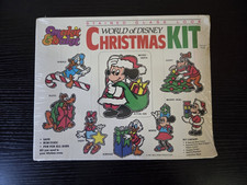 RARE Vintage 1981 Makit & Bakit World Of Disney Christmas Kit Stained Glass 320 picture