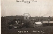 Chester NJ Birdseye Milldale Hamlet Morris Co RPPC Photo Postcard COPY picture