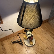 Vintage Disney Mickey Mouse Collectible Electric Lamp *working* picture
