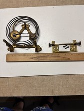 Antique Lenzkirch A G U -1 Million 103020 Winding Clock Movement Bracket Parts picture