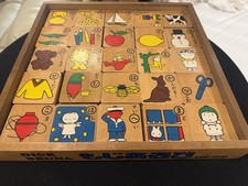 Dick Bruna Miffy Japanese Hiragana Wooden Picture Blocks Set DB-2040 picture