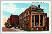 Vintage Postcard, 1924, Elks Club, Cohoes New York picture