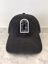 Dunkin Spells and Sips in Salem Halloween Black Cat Baseball Cap Hat NEW picture
