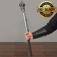 Medieval Solid Steel Mace Flail – Authentic Battle Weapon for LARP & Halloween picture