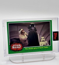 1977 Topps Star Wars Card #237 The Deadly Grip of Vader Mag Case Topps Seal picture