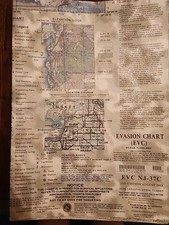EVC NJ-37C Military Evasion Chart Iraq Lebanon Syria Turkey 2nd Edition Aug 2013 picture
