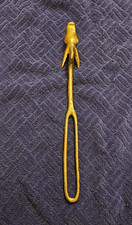 Vintage Cast Iron Lid Lifter Brass picture