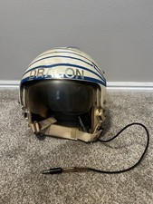 Vintage U.S. military Jet Pilot Helmet Dunrite US AIR FORCE Aviation Shell USAF picture