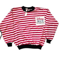 NWT VTG 1987 Disney MGM Studios Striped Pullover L USA Deadstock Preopening Rare picture