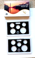 7% Off~(2) Official NEW US MINT Clear Coin Holders/2 Pack Box-Slots for 5 Coins picture