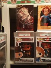 PSA 8/9 Funko Pop Freddy Krueger #02 Robert Englund Beckett & PSA Authentic picture