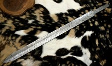 Hand Forged Damascus Steel NOVICE Long SWORD Blank Blade 33-inch PKB-638 picture