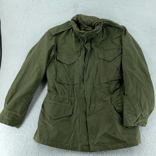 Vtg 1967 US Army Alpha Industries M65 Field Jacket Mens M Regular OG-107 Vietnam picture