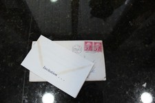 Vintage 1955 Christian Science Lecture Invitation w/2 Original Envelope Postage picture