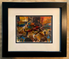 ⭐MICHAEL JORDAN 'B.O.P.' Original Graphic Novel Panel • Framed Matted 14"X12" picture