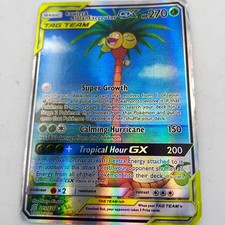 Rowlet & Alolan Exeggutor GX (Alternate Full Art) 215/236 Sm-Unified Minds Holo picture