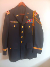 U.S. Army Dress Uniform Jacket/Coat w/ Patches, Medals, Ribbons & Insignia picture