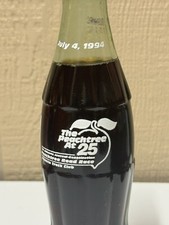 1994 The Peachtree 25 Bottle @ Signs, Retro, VTG, Fountain Service, Button, picture