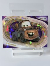 2025 Topps Chrome Disney Sapphire Edition #56 TOW MATER Purple /15 Cars picture