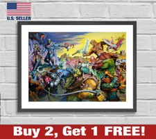 He-Man MOTU Battle Poster 18