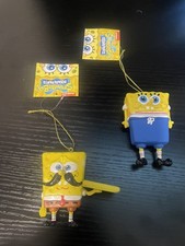 NWT Nickelodeon SpongeBob “Imagination” “Pizza Box” Ornaments Kurt Adler picture