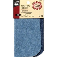 Denim Temporary Patches 5X5 2/Pkg Blues picture