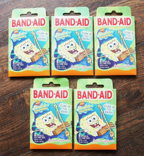 2003 Band-Aid Travel SPONGEBOB GLOW IN THE DARK Bandages Johnson Johnson J&J 5 picture