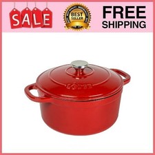 Lodge Enameled Cast Iron Dutch Ovens - 5.5 Quart Red picture
