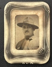 Vintage 1928 Pennsylvania National Guard Celluloid Mirror Real Photo Mt Gretna picture