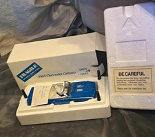 Franklin Mint 1:24 1969 Chevrolet Camaro Convertible Blue Diecast Model Car picture