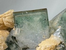 FLUORITE (GLASS CLEAR edged cubes) *El Hammam, Khemisset Province, Morocco* picture