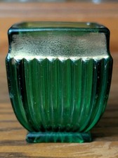 Antique EAPG New York No. 15061 U.S. Glass Co. Emerald Green Gold Toothpick 1899 picture