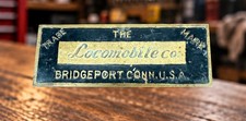Vintage Recast of the Locomobile Co Brass Automobile Badge Plate Bridgeport CT picture