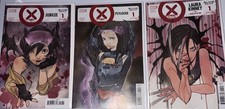 X-Men Blood Hunt Jubilee PSYLOCKE Laura Kinney #1 Peach Momoko Variant Comic Set picture