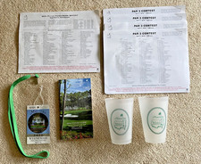 The Masters Augusta National Golf Club Collectible Items from 2010 + Ike Book picture