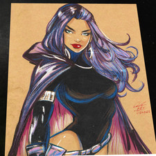 Raven Art Print Signed 8.5x11 | Art by Keyeske picture
