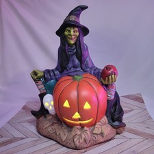 Red Bottom Shoe, Vintage Scioto Ceramic Mold 1979 Halloween Witch Repainted picture