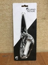 New Scipio Tactical Knife / Multi Tool Glass Breaker Caribiner 20800CM1 Survival picture