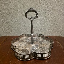 Vintage Silver Plated Caddy 72 picture